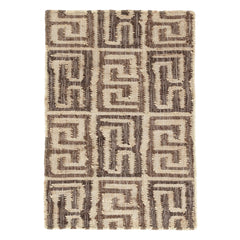 Auricula Handwoven Jute Rug | Brown