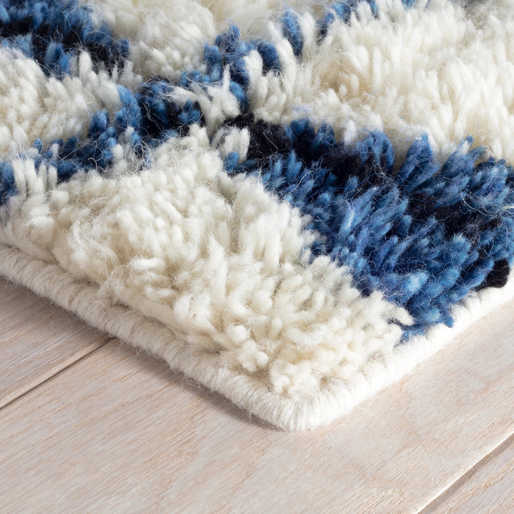 Noma Handwoven Wool Rug | Indigo