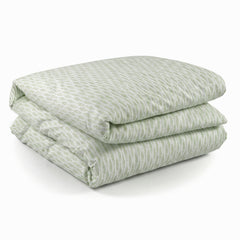 Feather Ogee Duvet Cover | Sage