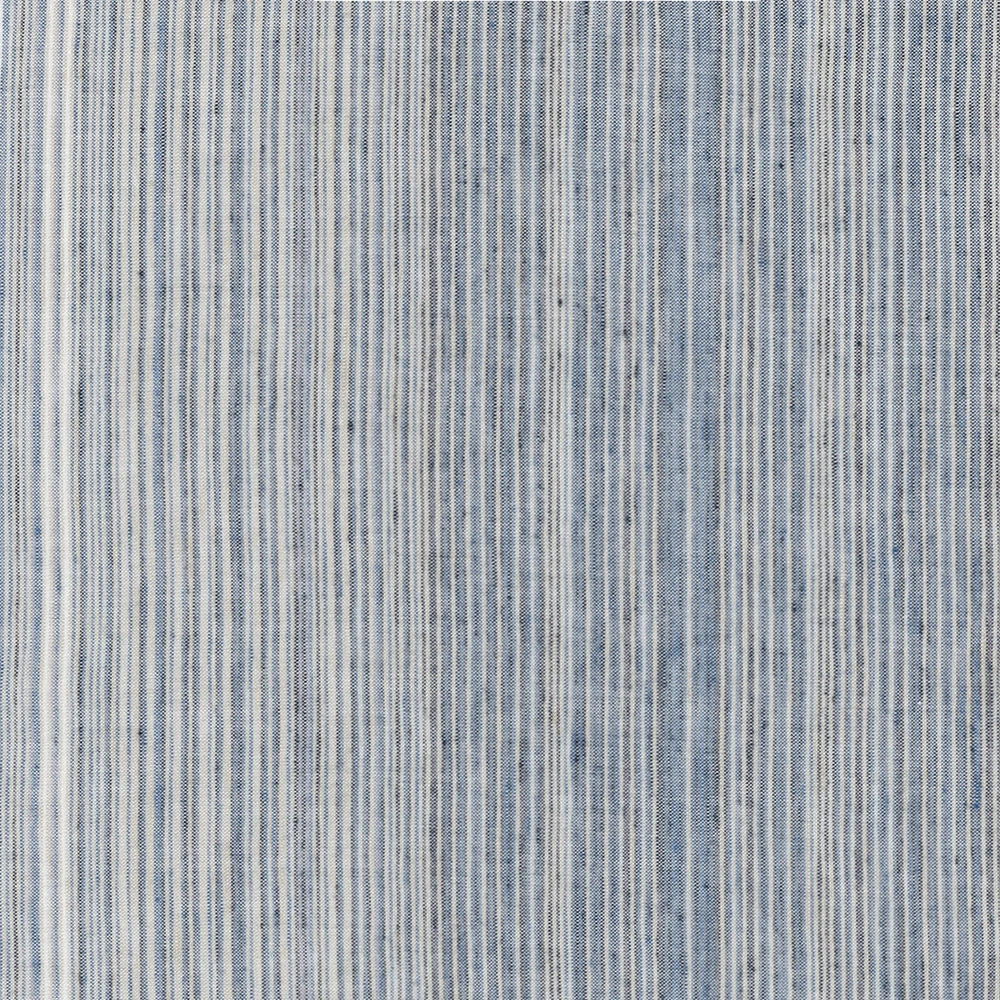 Sterling Stripe Linen Swatch | Blue