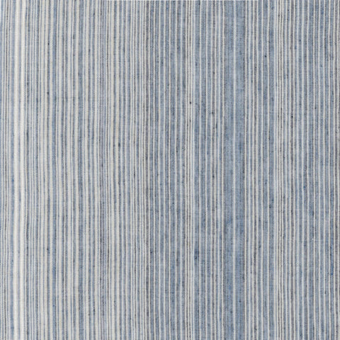 Sterling Stripe Linen Swatch | Blue