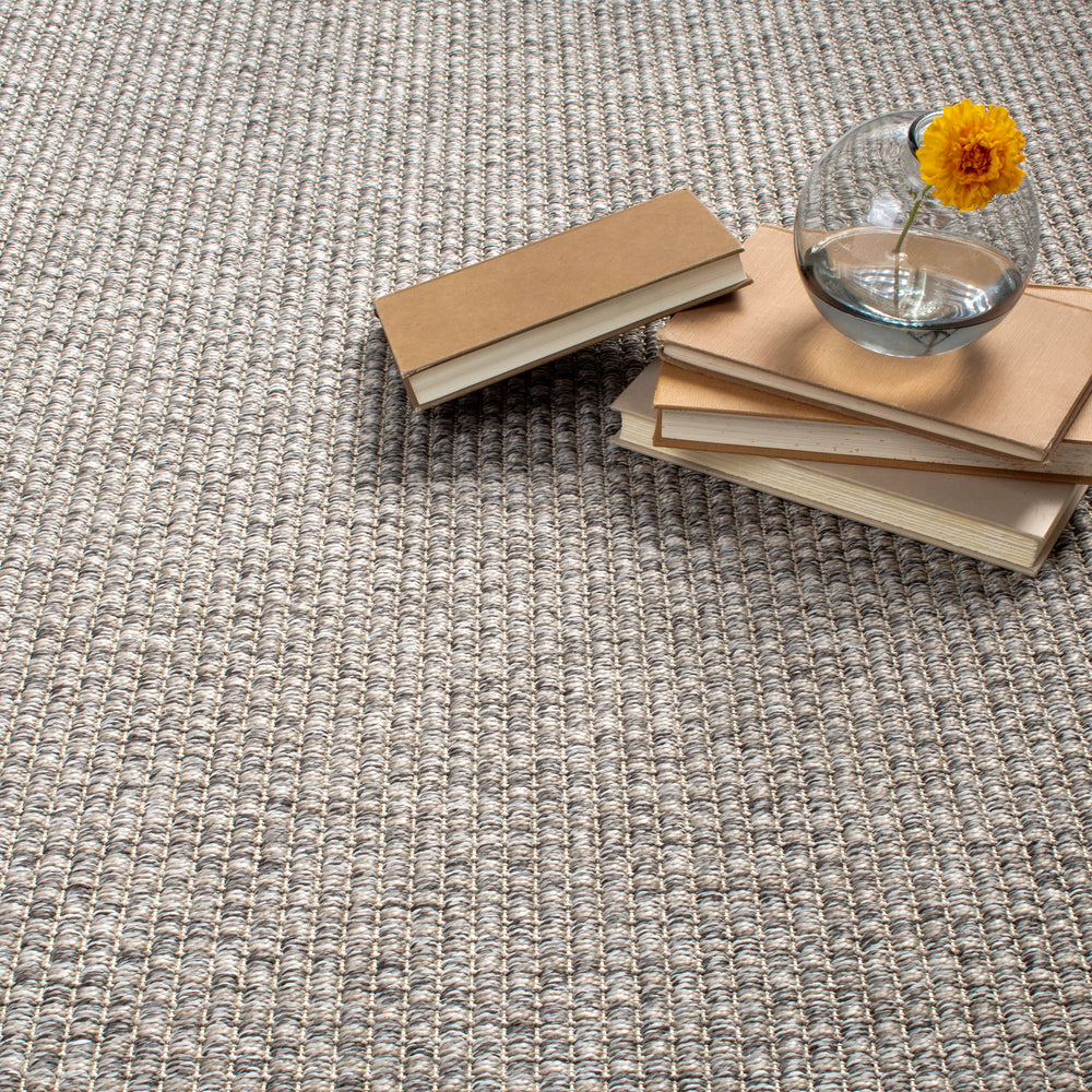 Basil Indoor/Outdoor Custom Rug | Grey