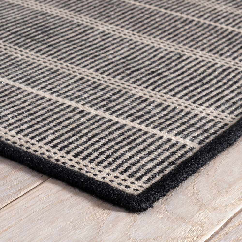 Samson Handwoven Indoor/Outdoor Custom Rug by Bunny Williams | Black
