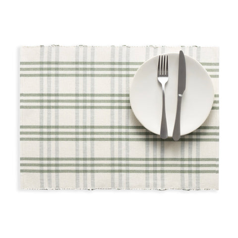 Beaumont Plaid Sage Placemat Set of 4