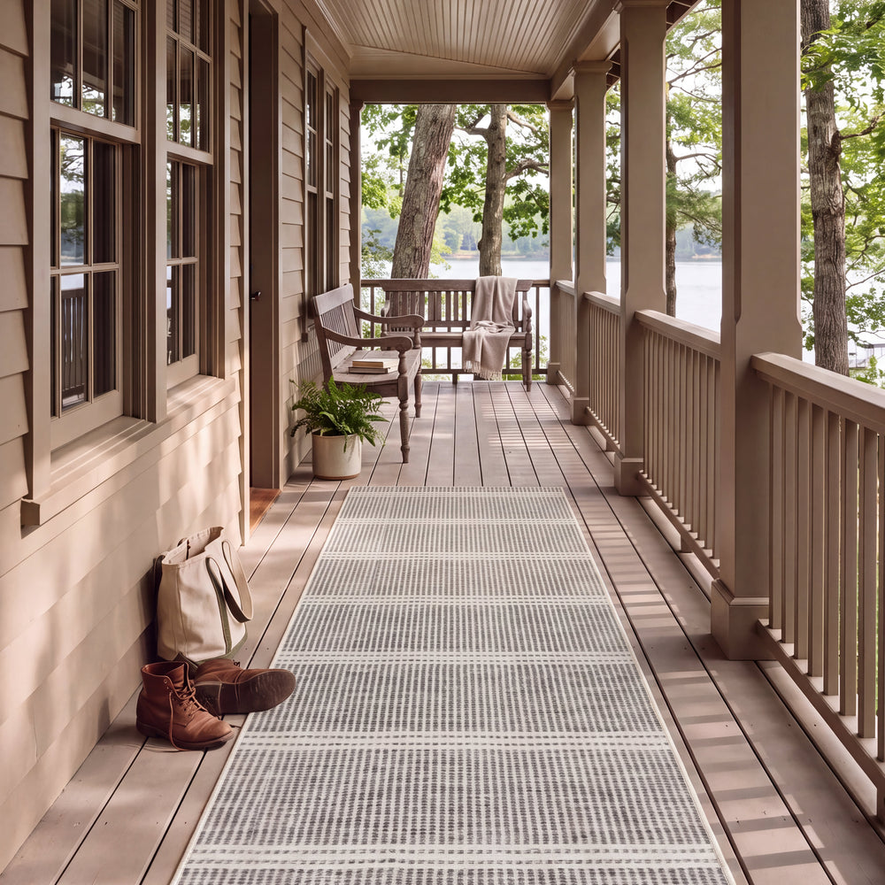 Malta Machine Washable Rug | Grey