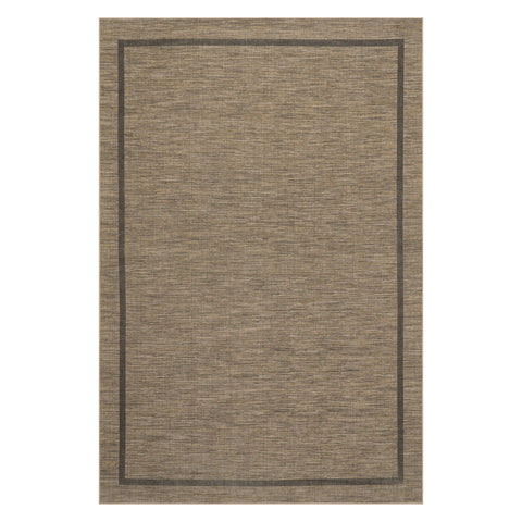 Hanover Bordered Washable Rug by Nate Berkus | Brown