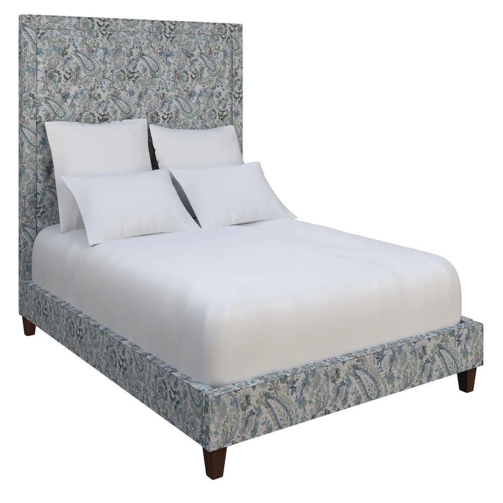 Stonington Tufted bed | Ines Linen Blue