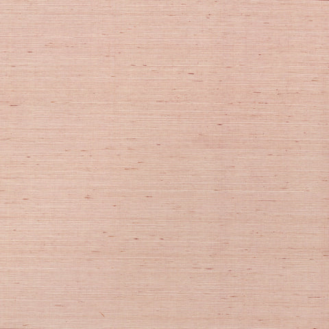 Samoa Grasscloth Wallpaper Swatch | Shell Pink