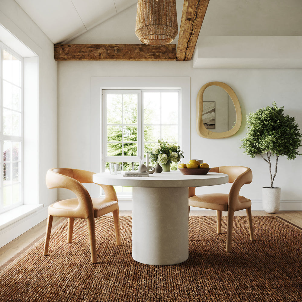 Varnu Textured Handmade Jute Rug | Natural