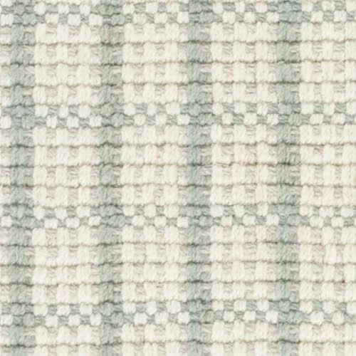 Lawrence Woven Wool Custom Rug Swatch | Seaglass