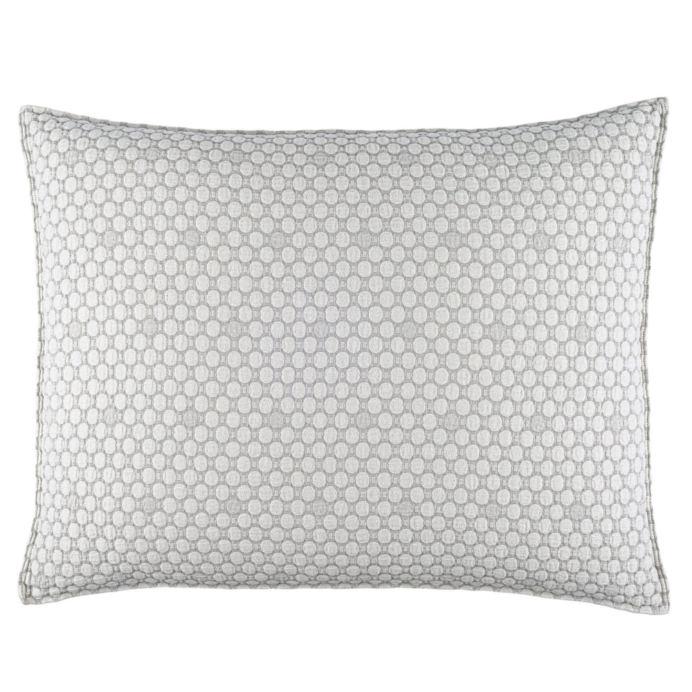 Lodi Matelasse Sham | Silver