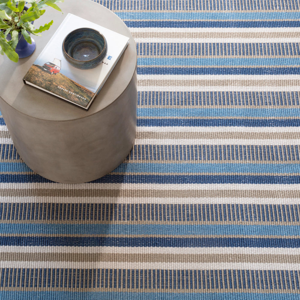 Always Greener Handwoven Indoor/Outdoor Rug | Blue/Grey
