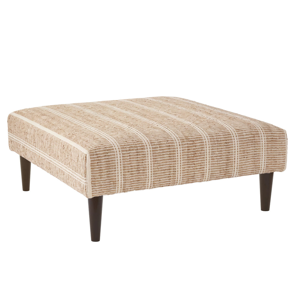 Arbor Rug Ottoman | Ivory
