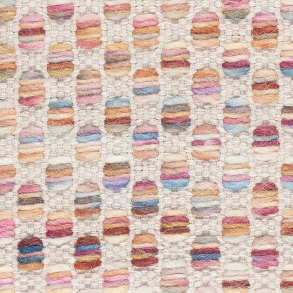 Torrey Handwoven Wool Rug Swatch | Multi