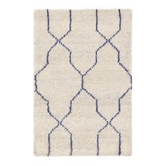 Massena Blue Hand Knotted Wool Rug