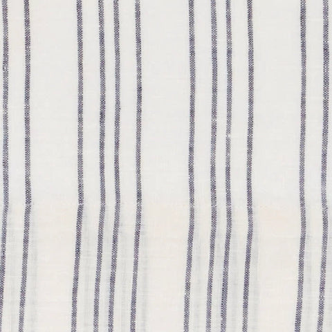 Lush Linen Stripe Slate Blue Swatch