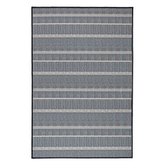 Samson Black Machine Washable Rug