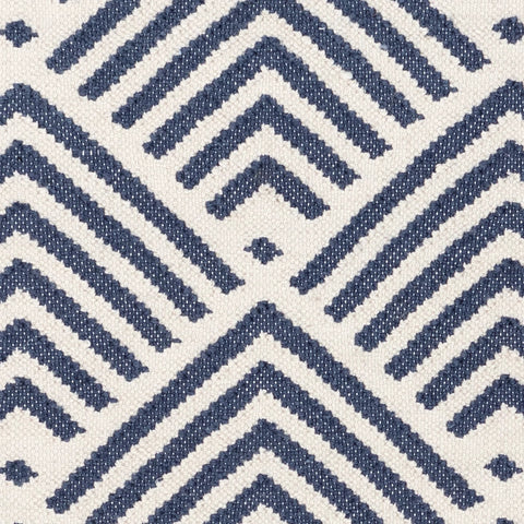 Cleo Navy Handwoven Indoor/Outdoor Rug Swatch