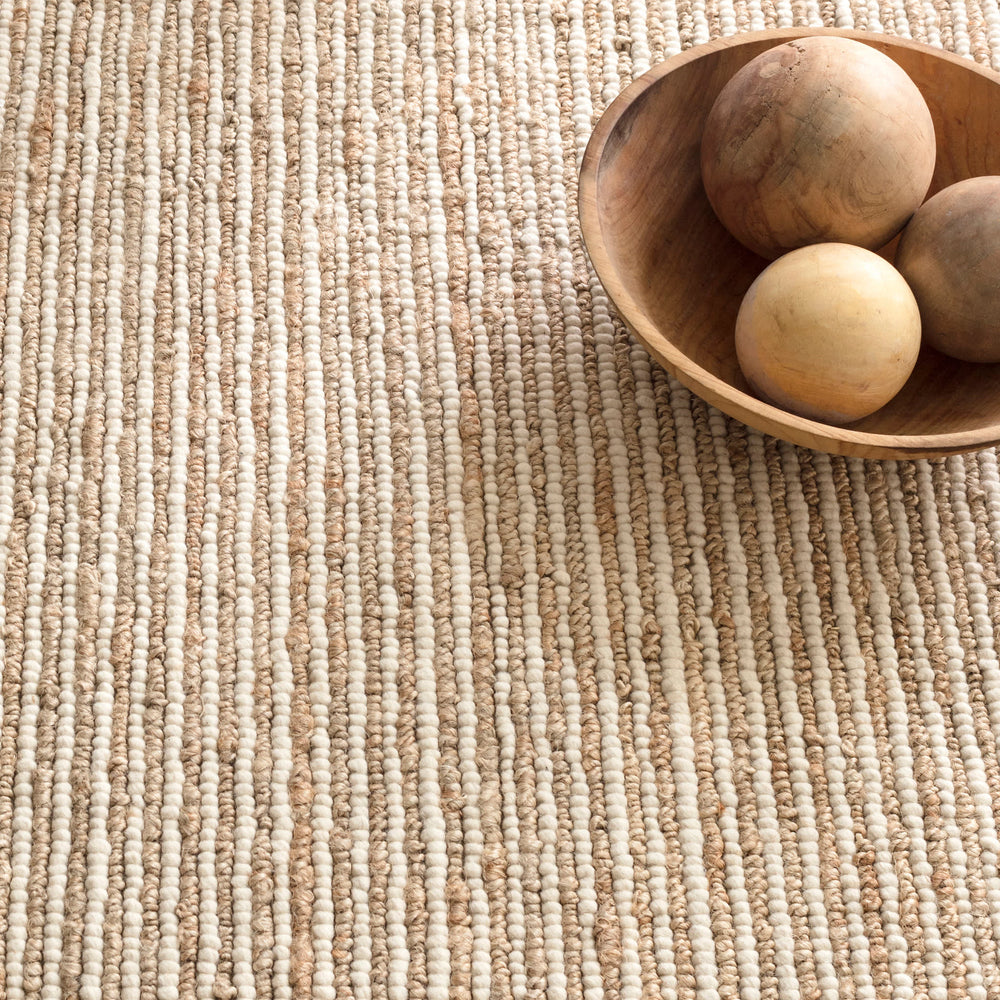 Twiggy Handwoven Wooljute Rug | Natural