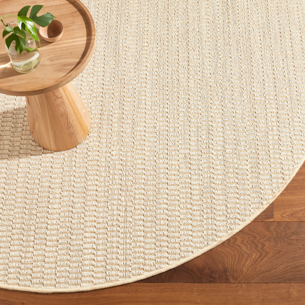 Wicker Woven Sisal Custom Rug | Sand