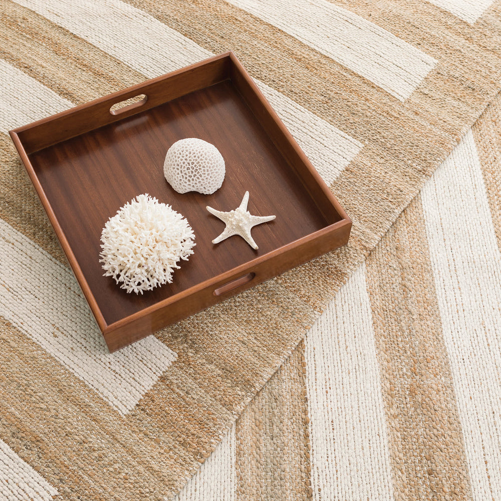 Milo Handwoven Jute/Cotton Rug | Ivory