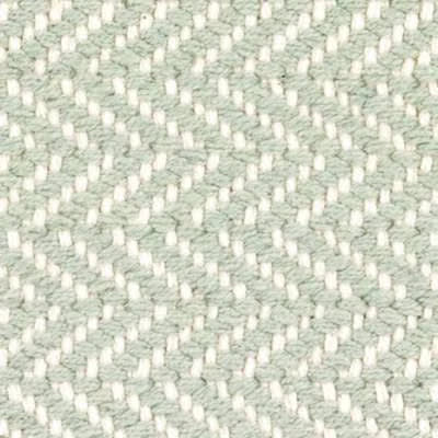 Herringbone Handwoven Cotton Rug Swatch | Ocean