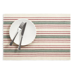 Tinsley Stripe Merlot Placemat Set of 4