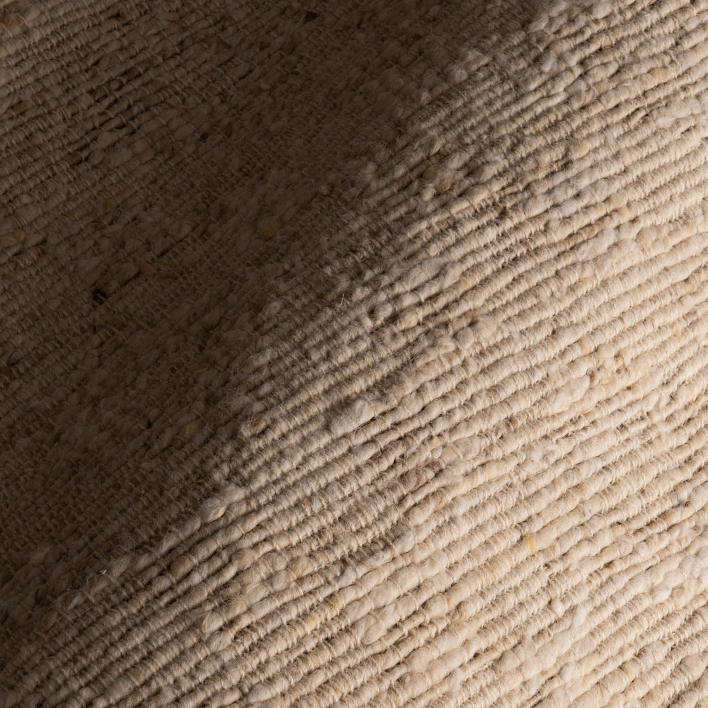 Cullen Hand Woven Wool Rug | Cream