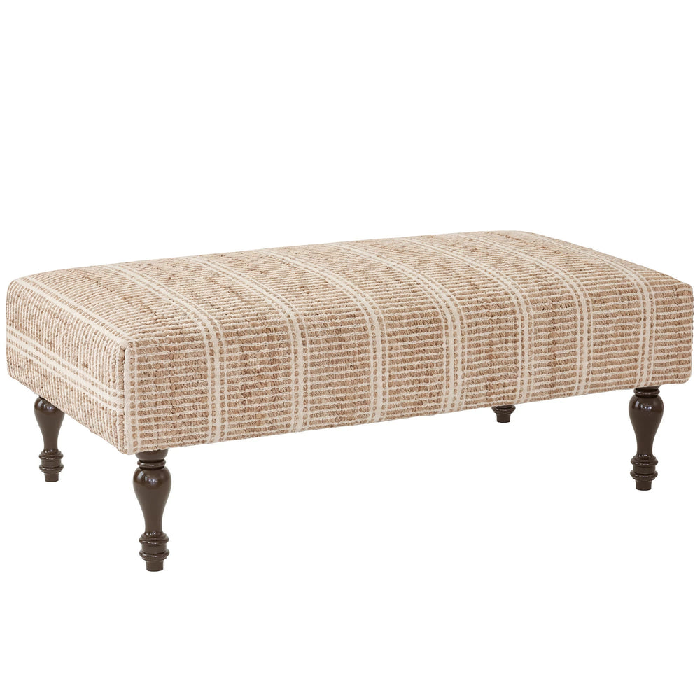Arbor Rug Ottoman | Ivory