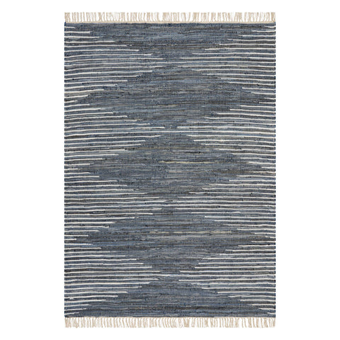 Dira Denim Bohemian Diamond Rug | Blue