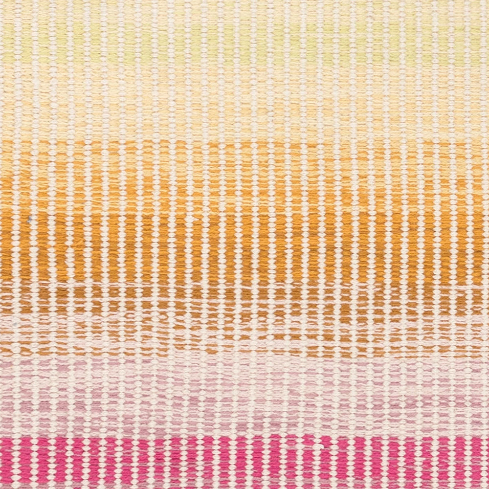Watercolor Horizon Handwoven Cotton Rug Swatch | Multi