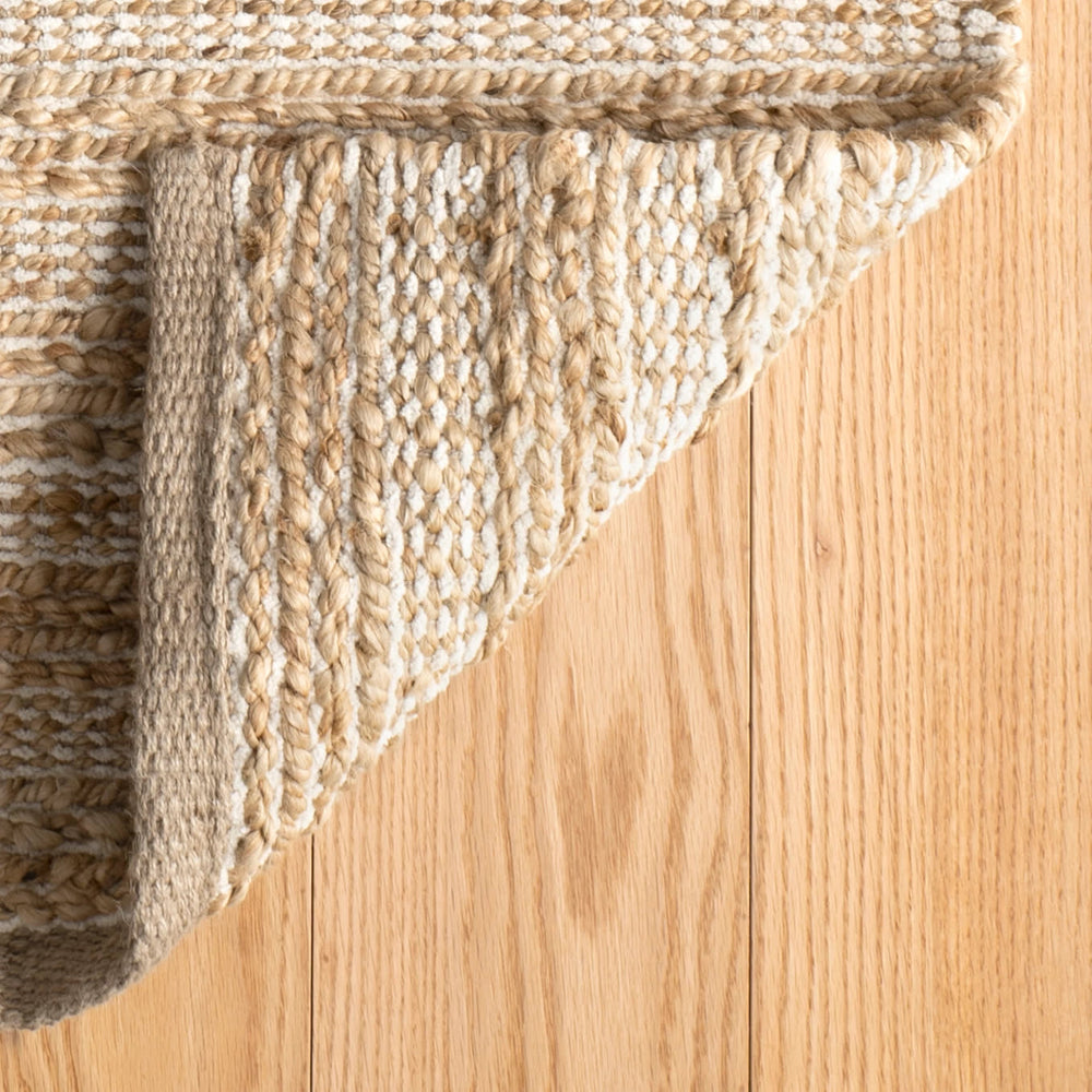 Simba Handwoven Jute Rug | Ivory