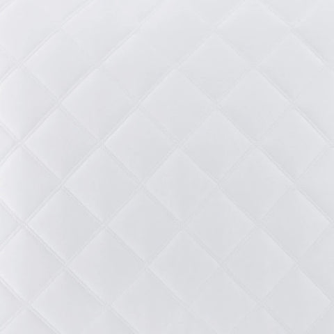 Quilted Silken Solid Swatch | White