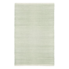 Herringbone Handwoven Cotton Rug | Ocean