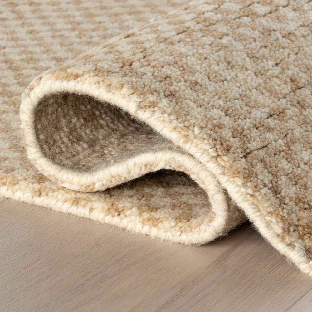 Pierce Hand Knotted Wool Rug Swatch | Wheat