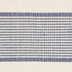 La Mirada Navy Handwoven Cotton Rug Swatch