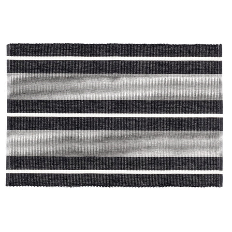 Berkeley Stripe Black Placemat Set of 4