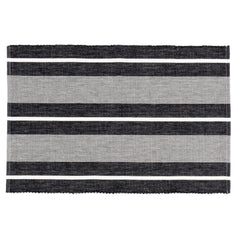 Berkeley Stripe Black Placemat Set of 4