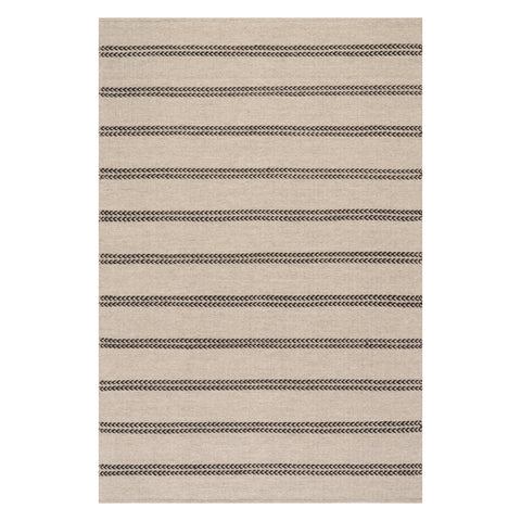 York Striped Wool Rug by Nate Berkus | Grey