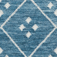 Kota Indigo Machine Washable Rug Swatch