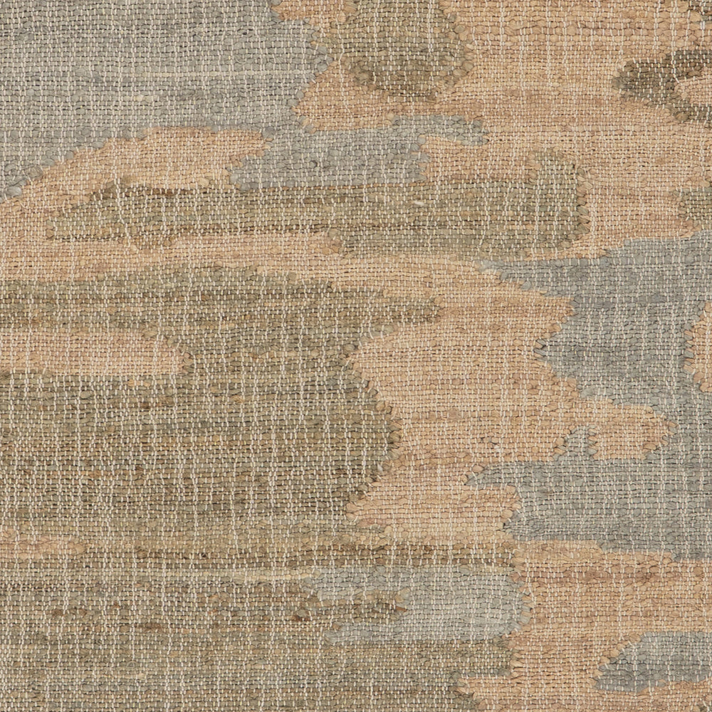 Navi Textured Abstract Indoor Rug Swatch | Natural
