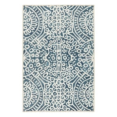 Temple Machine Washable Rug | Ink