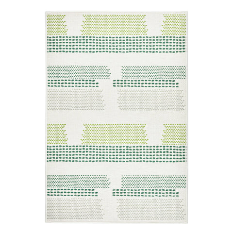Tread Lightly Machine Washable Rug | Green