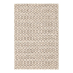 Honeycomb Handwoven Wool Custom Rug | Natural