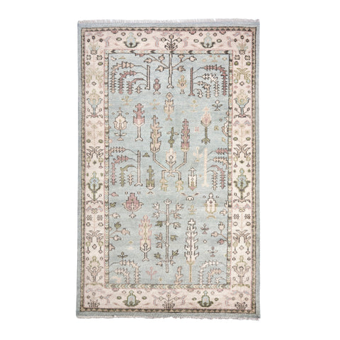 Athens Hand Knotted Wool Rug | Sky