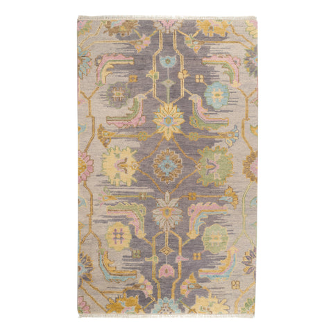 Iris Hand Knotted Wool Rug | Multi
