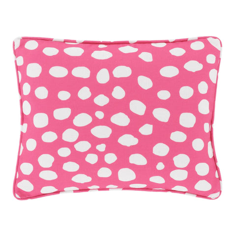 Spot On Indoor/Outdoor Decorative Pillow Cover | Fuchsia