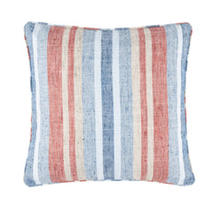 Miles Stripe Decorative Indoor/Outdoor Pillow Cover | Navy