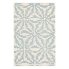 Aster Hand Micro Hooked Wool Rug | Sky