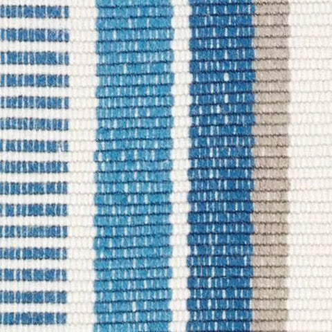 Always Greener Navy/French Blue Handwoven Indoor/Outdoor Rug Swatch